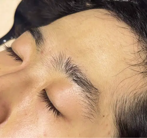 施術前の眉（ケース3）