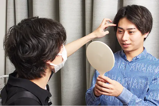 会話のある施術が可能