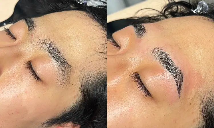 美眉WAX+毛量調整(間引き/カット)×眉毛パーマ