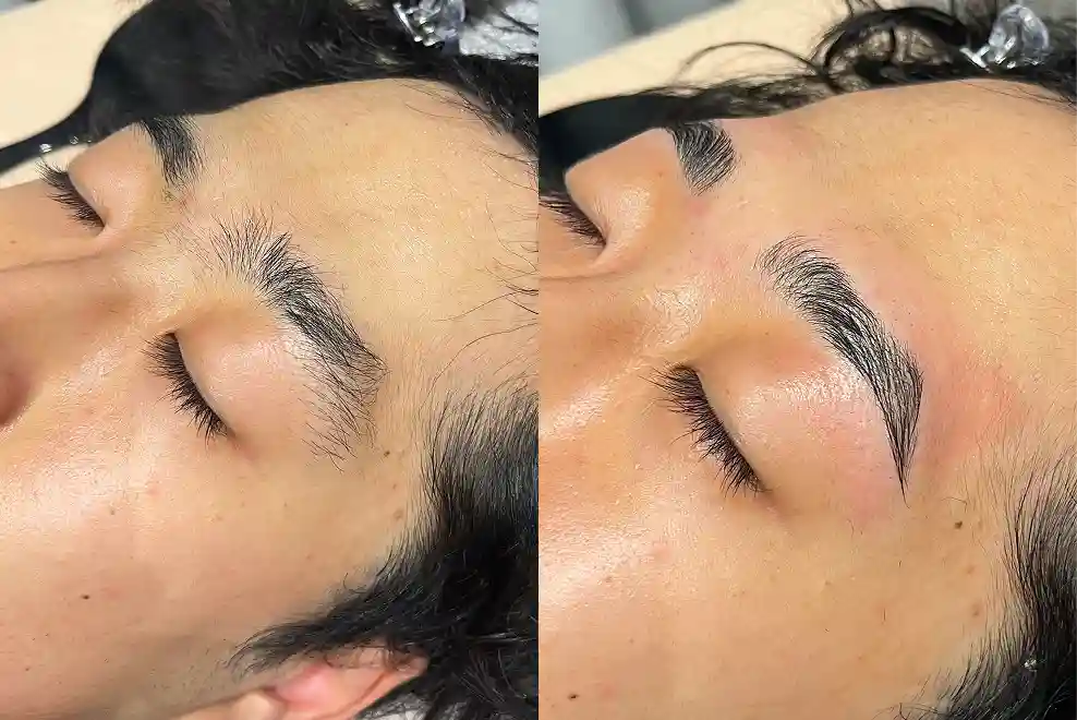 美眉WAX+毛量調整(間引き/カット)×眉毛パーマ